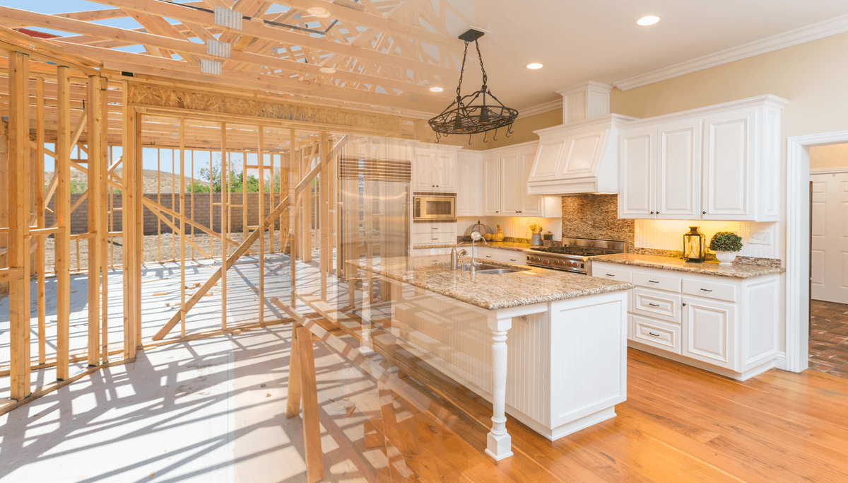 New construction loans hero - modern architectural home exterior